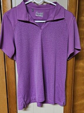 LG Under Armour Golf Purple Performance Polo Shirt